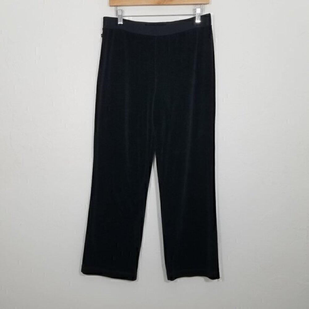 Lauren Ralph Lauren Petite‎ Velvet Pull-On Pants Black Size P
